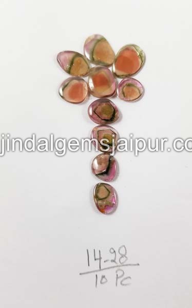 Watermelon Tourmaline Smooth Slices