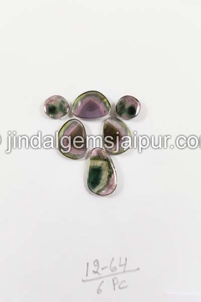 Watermelon Tourmaline Smooth Slices