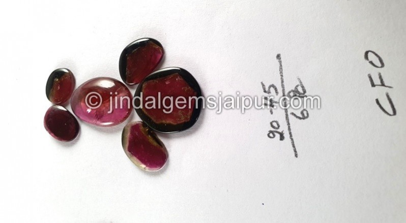 Watermelon Tourmaline Smooth Slices