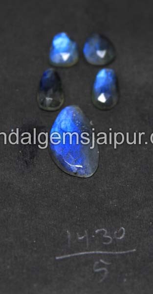 Blue Labradorite Rose Cut Slices
