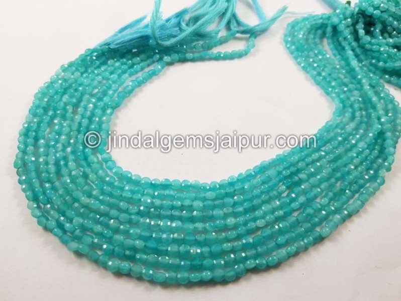 Amazonite  Micro Cut Coin Beads