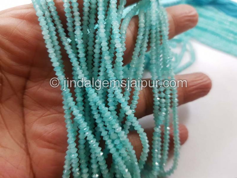 Amazonite micro german cut beads