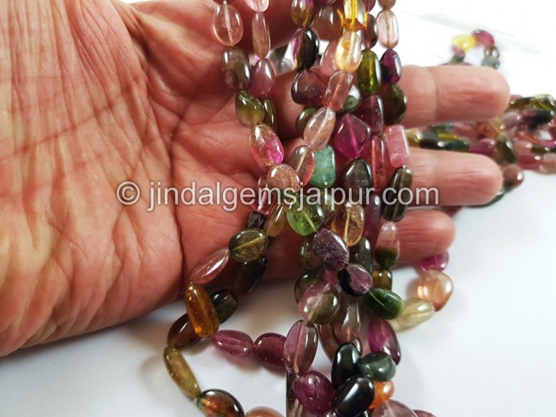 Tourmaline Smooth Nugget Beads