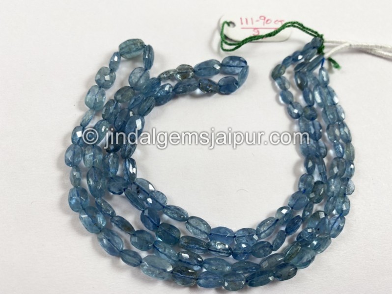 Santa Maria Aquamarine Faceted Oval Beads