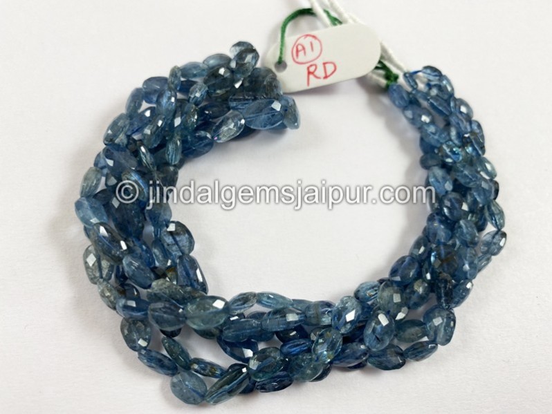 Santa Maria Aquamarine Faceted Oval Beads