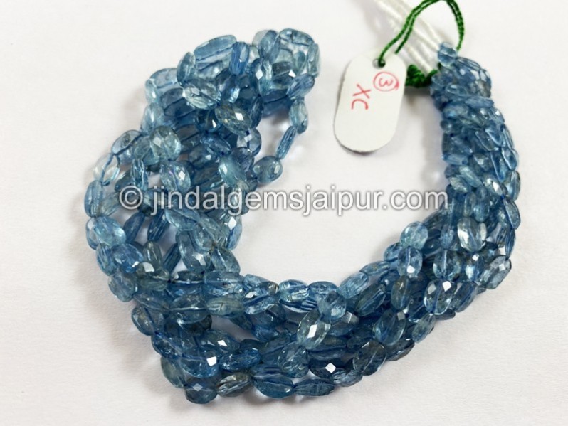 Santa Maria Aquamarine Faceted Oval Beads