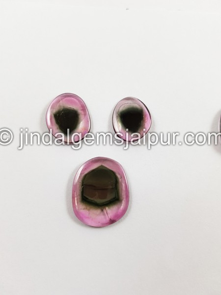 Watermelon Tourmaline Smooth Slices