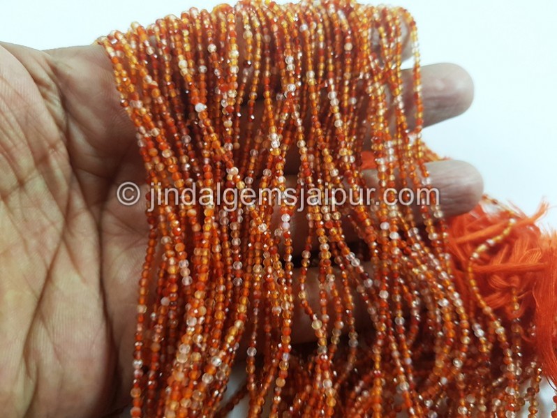 Red Onyx Micro Cut Round Beads