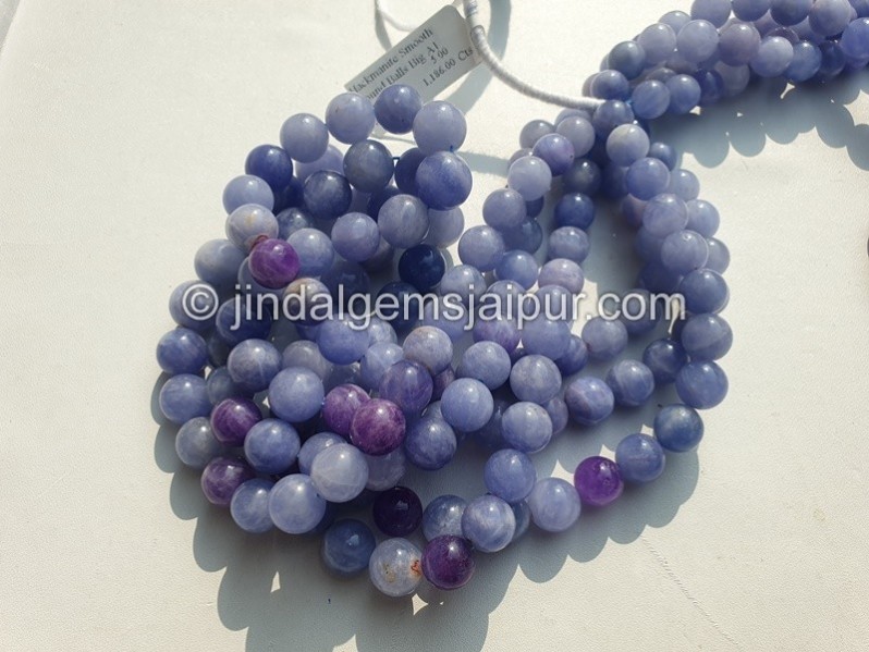 Hackmanite Smooth Big Round Ball Beads