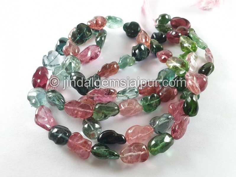 Tourmaline Smooth Irregular Nugget Beads