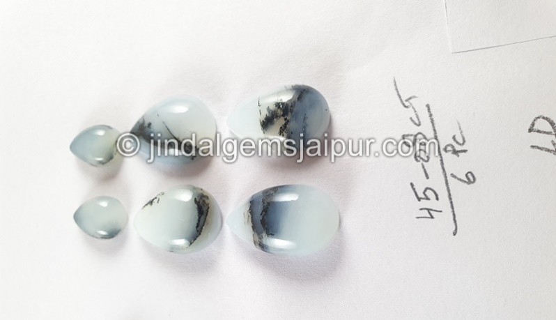 Peru Blue Opal Smooth Cabochons