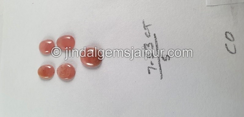Rhodochrosite Smooth Cabs Cabochon