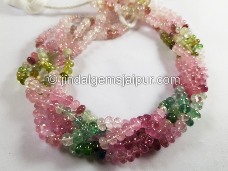 Afghan Tourmaline Far Smooth Roundelle Beads