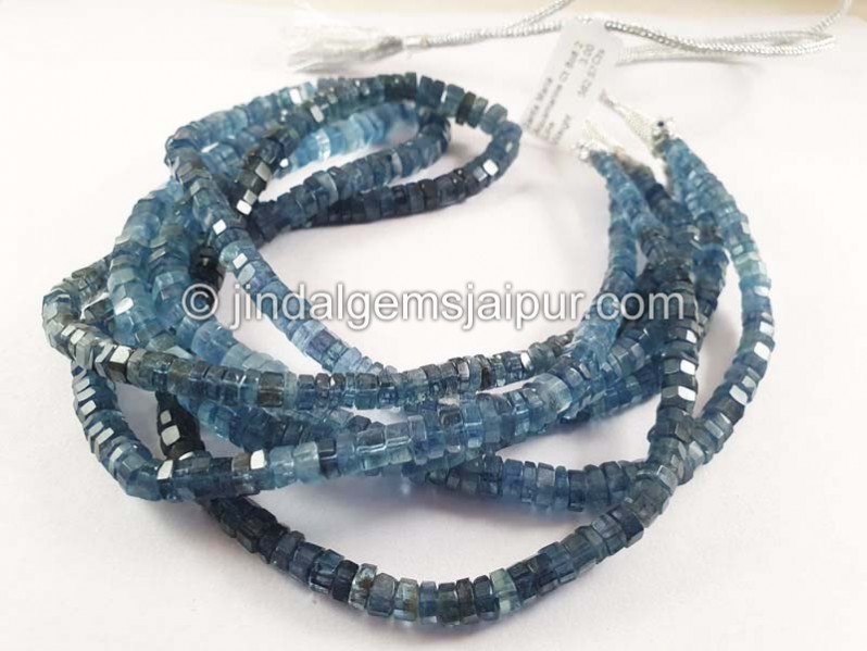 Santa Maria Aquamarine Bolt Shape Beads