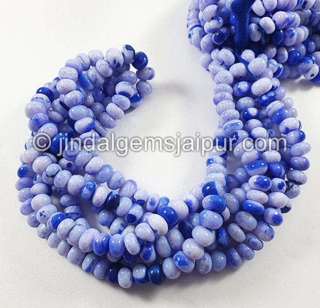 Multi Opal Smooth Roundelle Shape Beads