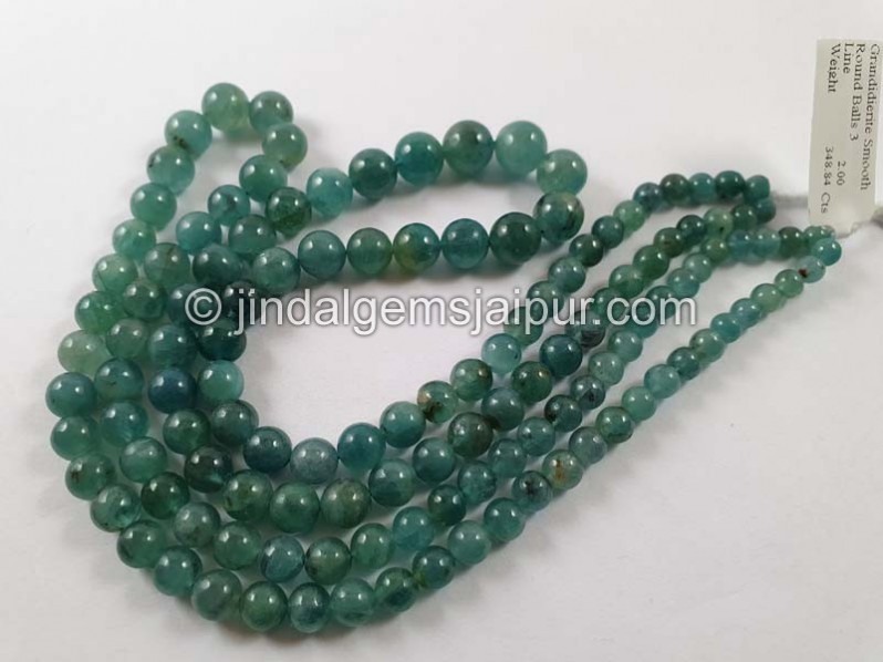 Grandidierite Smooth Round Balls Beads