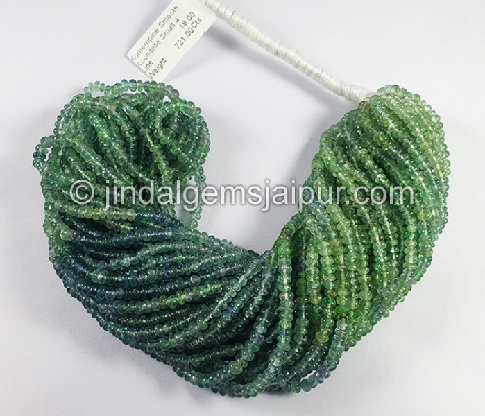 Kornerupine Smooth Roundelle Shape Beads