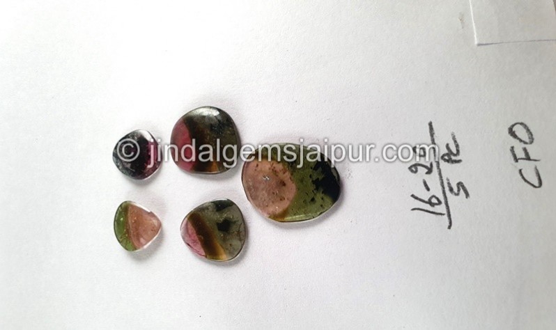 Watermelon Tourmaline Smooth Slices