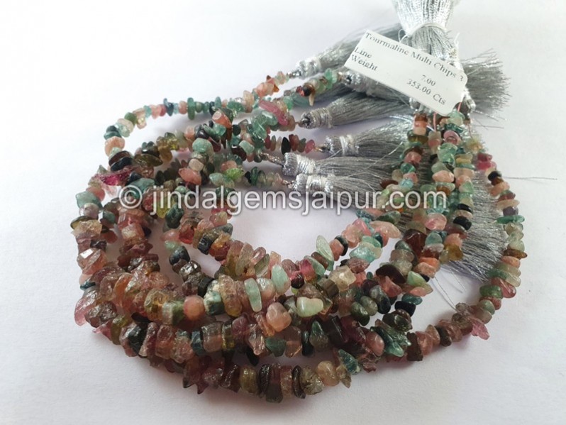 Tourmaline Rough Chips Beads