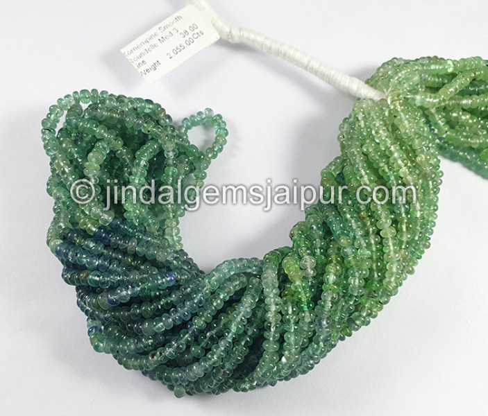 Kornerupine Smooth Roundelle Shape Beads