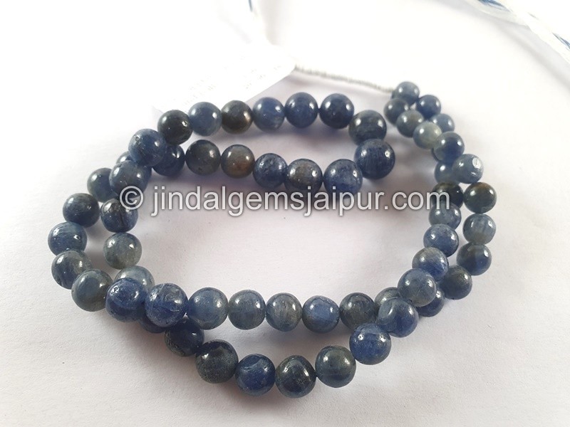 Blue Sapphire Smooth Round Balls Beads