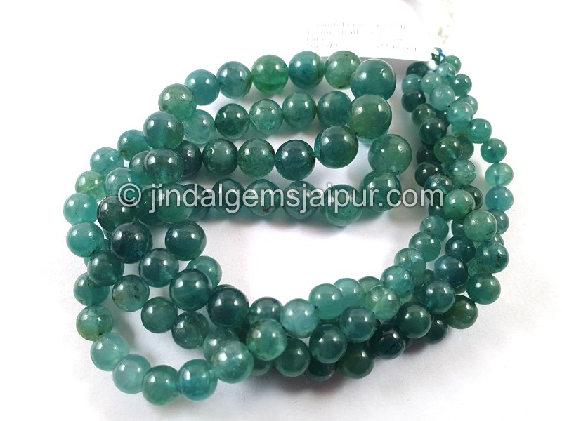 Indicolite Grandidierite Smooth Round Balls Beads