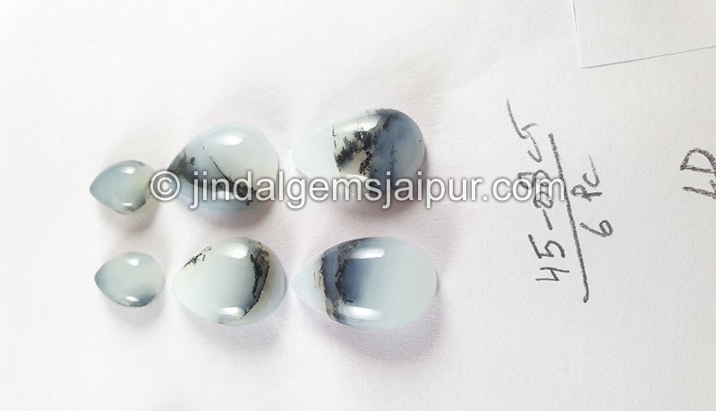 Peru Blue Opal Smooth Cabochons