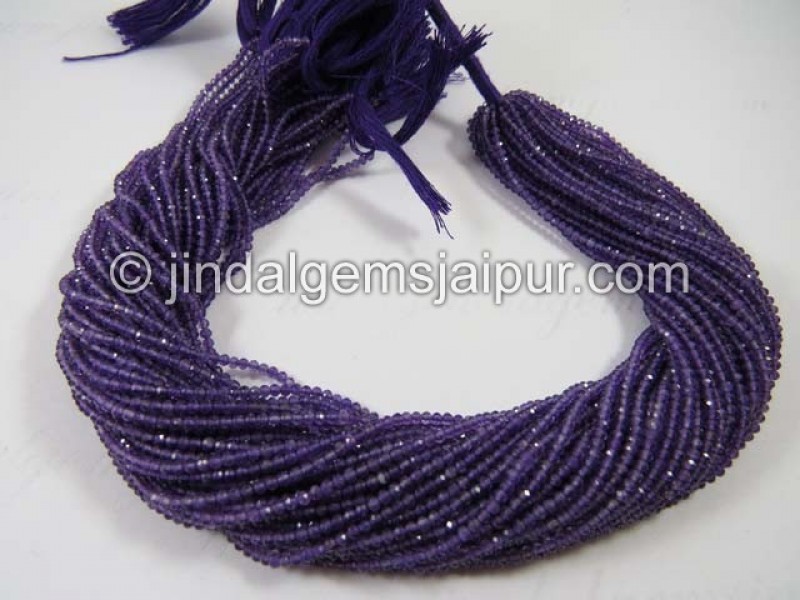 Amethyst Micro Cut Roundelle Beads