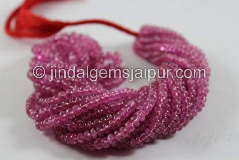 Pink Sapphire Smooth Roundelle