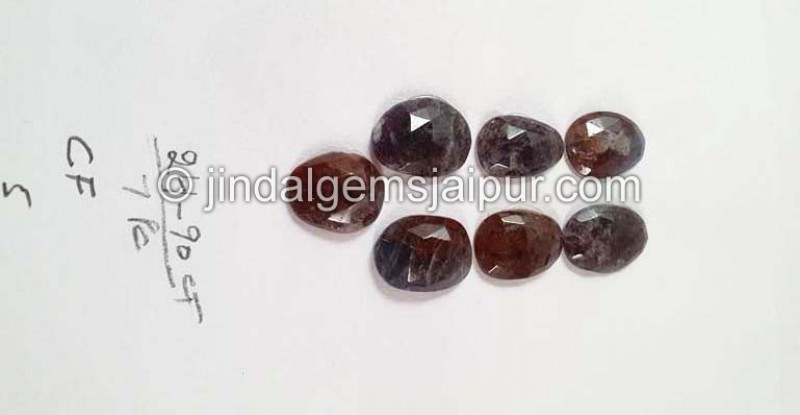 Iolite Sunstone Rose Cut Slices