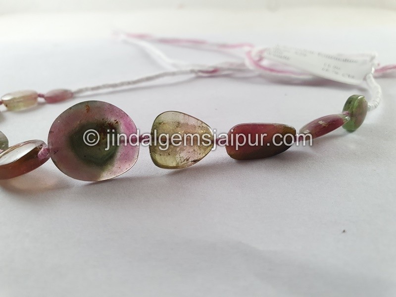 Watermelon Tourmaline Smooth Slices