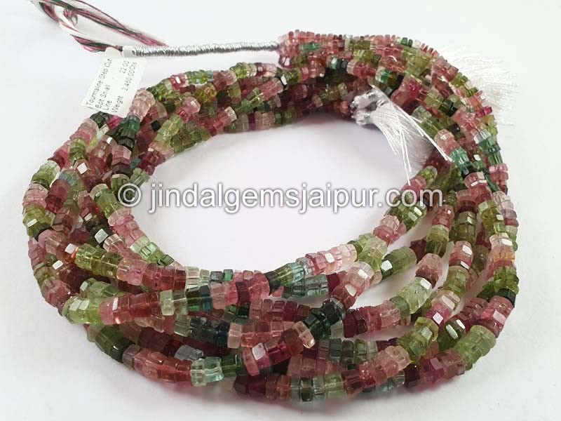 Tourmaline Step Cut Bolt Beads