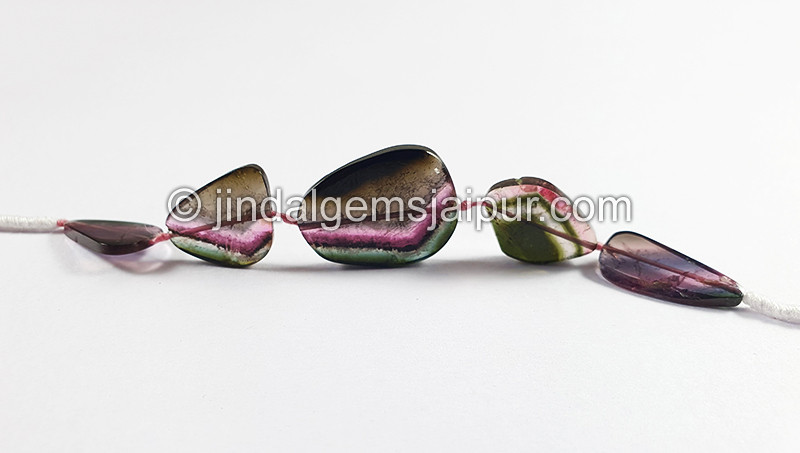 Watermelon Tourmaline Smooth Slices