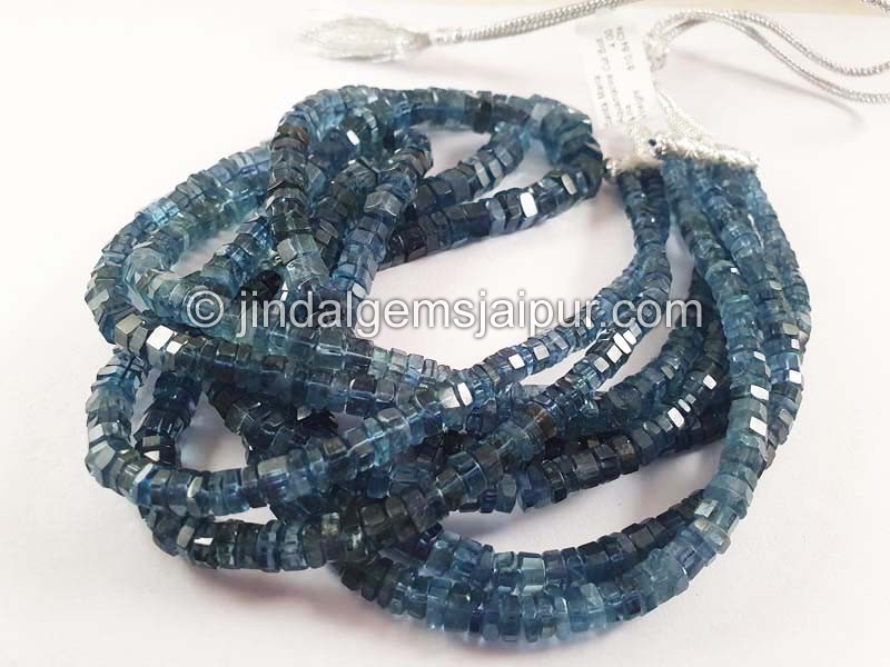 Santa Maria Aquamarine Bolt Shape Beads