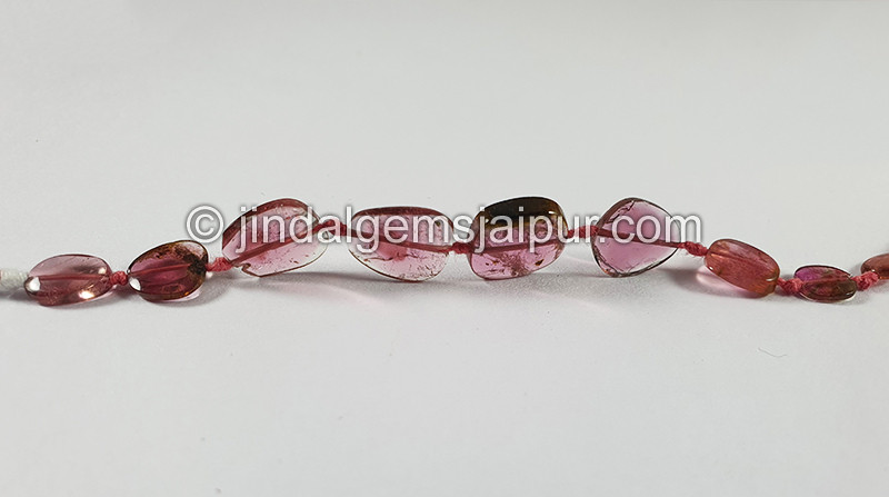 Watermelon Tourmaline Slices Shape Beads