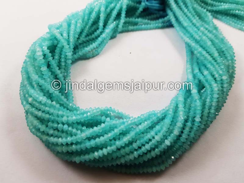 Amazonite micro german cut beads