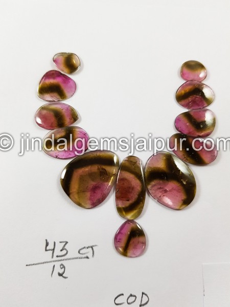 Watermelon Tourmaline Smooth Slices