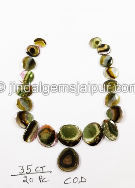 Watermelon Tourmaline Smooth Slices