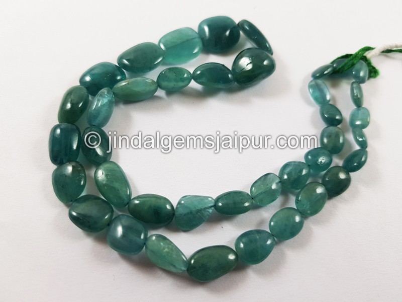 Indicolite Blue Grandidierite Smooth Nugget Beads