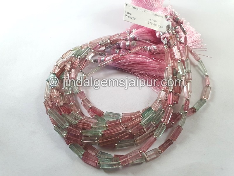 Tourmaline Cut Baguette Beads
