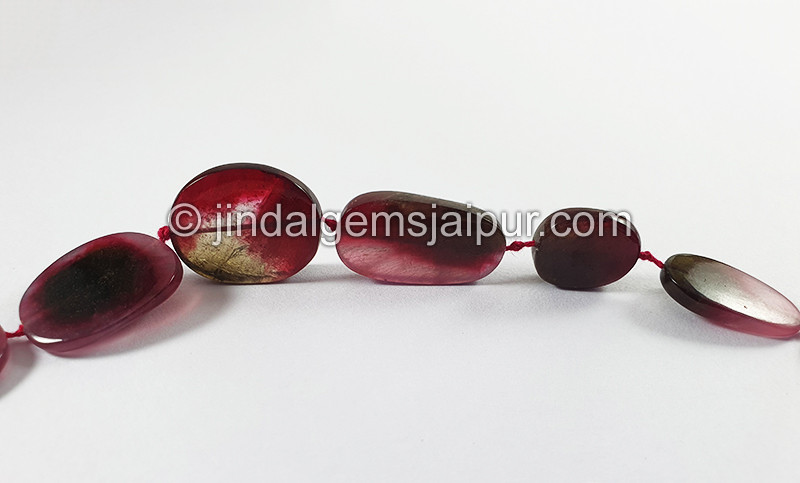Pink Watermelon Tourmaline Smooth Slices