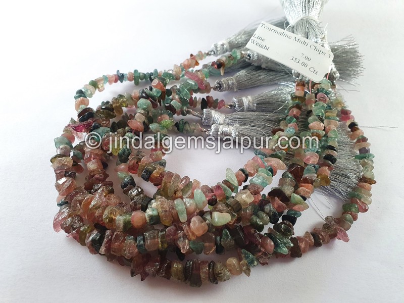 Tourmaline Rough Chips Beads