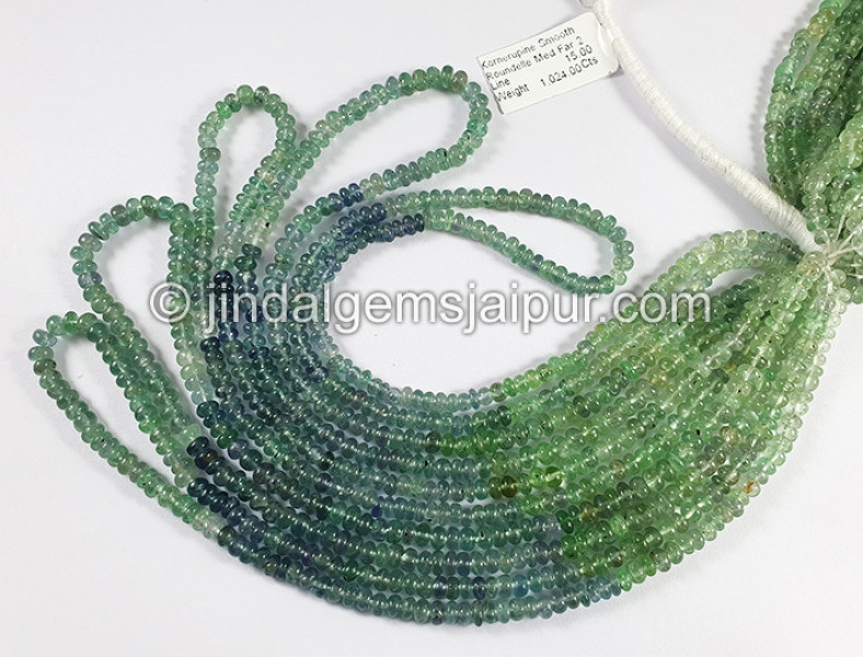 Kornerupine Smooth Roundelle Shape Small Beads