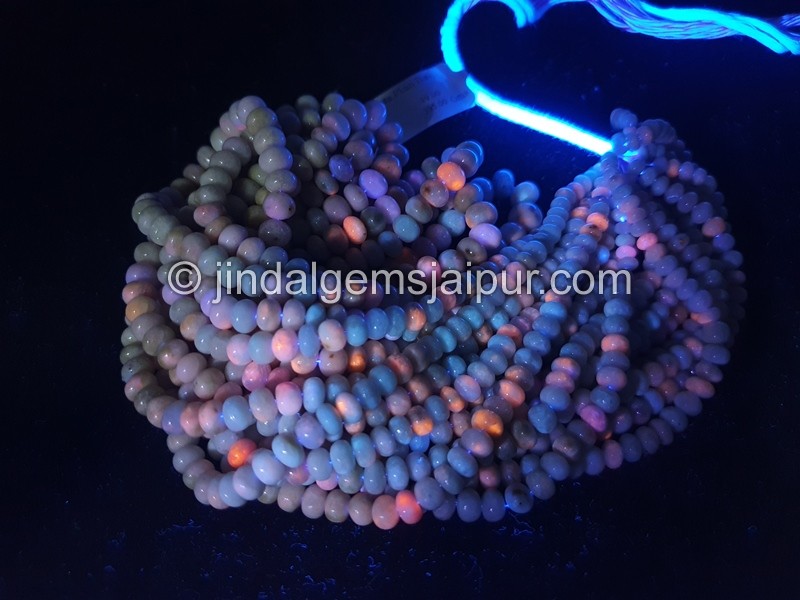 Hackmanite Smooth Roundelle Beads