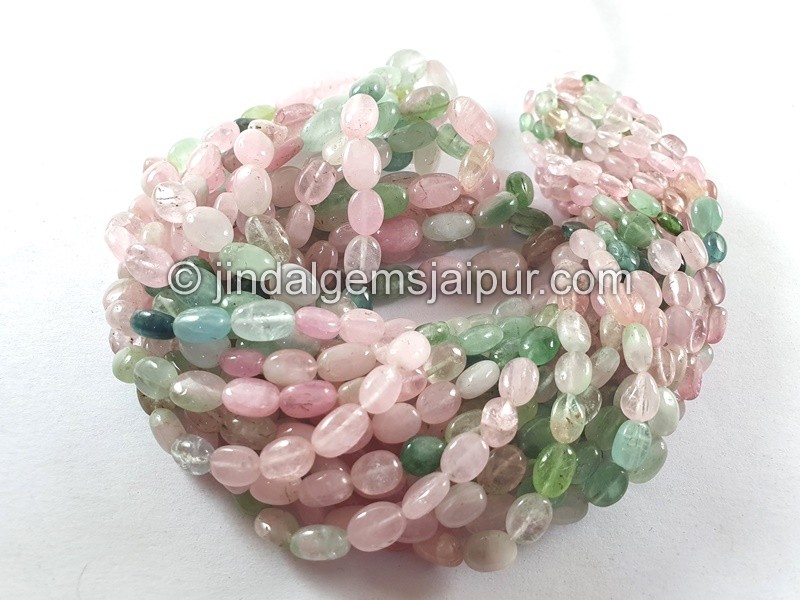 Afghan Tourmaline Smooth Oval Beads