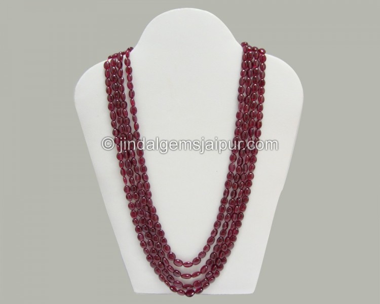 Ruby Plain Oval