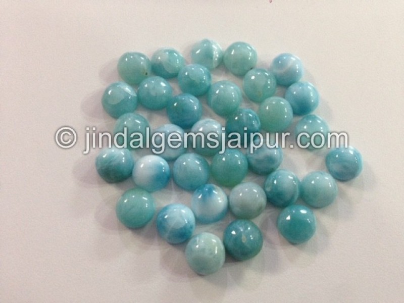 Larimar Smooth Round Cabochon