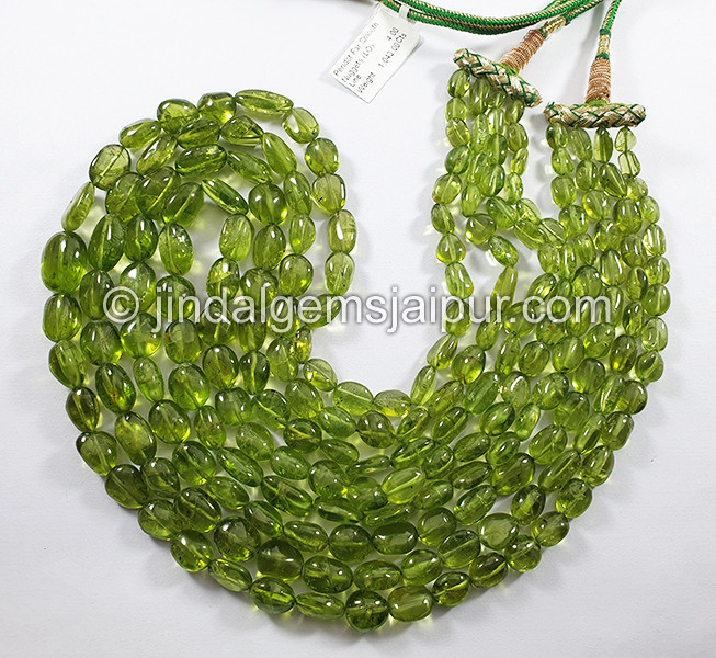 Peridot Smooth Nuggets Shape Beads