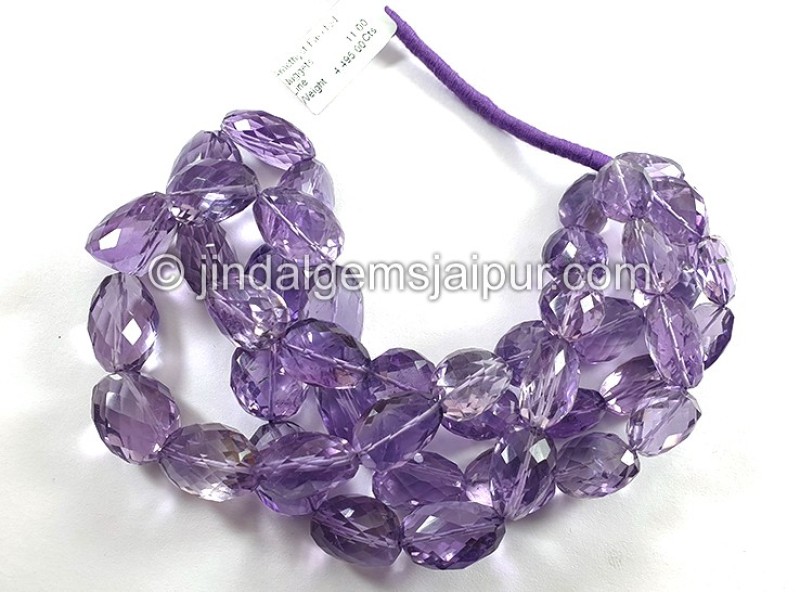 Amethyst Faceted Nuggets Shape Beads