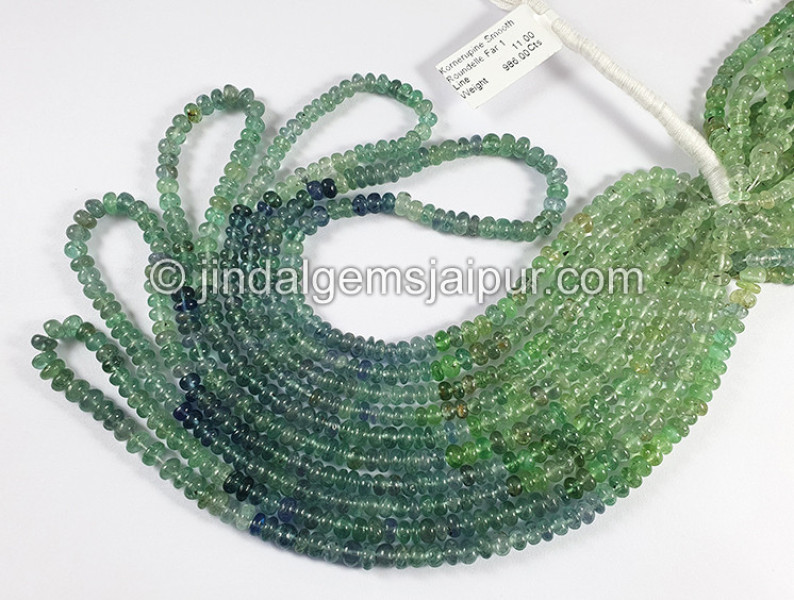 Kornerupine Smooth Roundelle Shape Beads